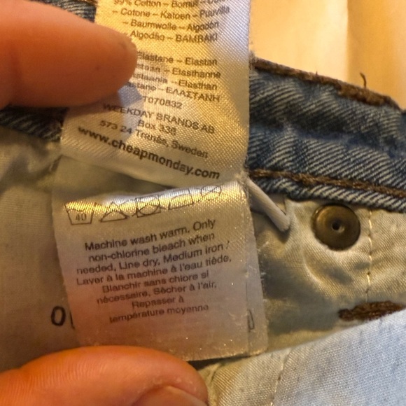 Cheap Monday Over My Dead Body Holocene Style Jeans - 28 - Picture 12 of 13